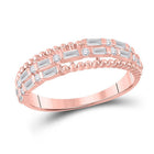 14kt Rose Gold Baguette Diamond Elegance Band - Splendid Jewellery