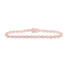 14kt Rose Gold Delicate Diamond Tennis Bracelet - 2 - 5/8 Carat Total Weight - Splendid Jewellery