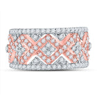 14kt Rose Gold Diamond Elegance Band - Splendid Jewellery