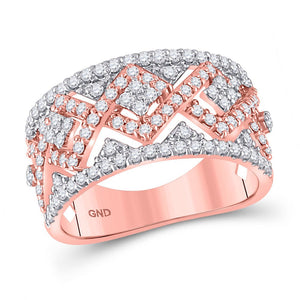 14kt Rose Gold Diamond Elegance Band - Splendid Jewellery