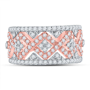 14kt Rose Gold Diamond Elegance Band - Splendid Jewellery