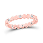 14kt Rose Gold Diamond Elegance Band - Splendid Jewellery