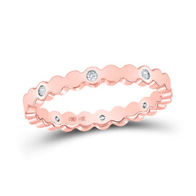 14kt Rose Gold Diamond Elegance Band - Splendid Jewellery