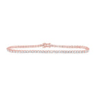 14kt Rose Gold Diamond Elegance Bracelet - 4 Cttw - Splendid Jewellery