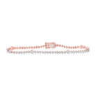 14kt Rose Gold Diamond Elegance Tennis Bracelet - 2 - 5/8 Cttw - Splendid Jewellery