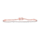 14kt Rose Gold Diamond Elegance Tennis Bracelet - 2 - 5/8 Cttw - Splendid Jewellery