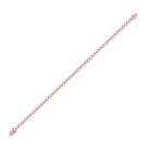 14kt Rose Gold Diamond Elegance Tennis Bracelet - 3 Cttw - Splendid Jewellery