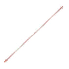 14kt Rose Gold Diamond Elegance Tennis Bracelet - 3 Cttw - Splendid Jewellery