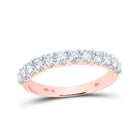 14kt Rose Gold Diamond Eternity Wedding Band - A Timeless Symbol of Love and Commitment - Splendid Jewellery