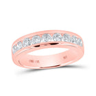 14kt Rose Gold Radiant Brilliance Diamond Band Ring - Splendid Jewellery