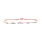 14kt Rose Gold Radiant Diamond Tennis Bracelet - 2 - 3/4 Carat Total Weight - Splendid Jewellery