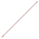 14kt Rose Gold Sparkling Diamond Tennis Bracelet - 4 Cttw - Splendid Jewellery