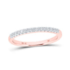 14kt Rose Gold Sparkling Diamond Wedding Band: A Timeless Symbol of Love - Splendid Jewellery