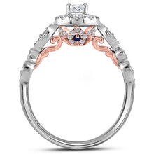 Load image into Gallery viewer, 14kt Two - tone Gold Mesmerizing Diamond Solitaire Bridal Wedding Engagement Ring - Splendid Jewellery
