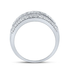 Load image into Gallery viewer, 14kt White Gold Baguette Diamond Anniversary Band - A Timeless Sparkle - Splendid Jewellery