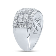 Load image into Gallery viewer, 14kt White Gold Baguette Diamond Anniversary Band - A Timeless Sparkle - Splendid Jewellery