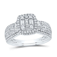 Load image into Gallery viewer, 14kt White Gold Baguette Diamond Brilliance Wedding Ring Set - Splendid Jewellery