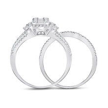 Load image into Gallery viewer, 14kt White Gold Baguette Diamond Brilliance Wedding Ring Set - Splendid Jewellery