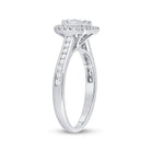 14kt White Gold Baguette Diamond Splendor Bridal Wedding Engagement Ring 1/2 Cttw - Splendid Jewellery