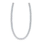 14kt White Gold Baguette Diamond Square Link Chain Necklace - 17 - 1/4 Ct.t.w. for Men - Splendid Jewellery