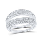 14kt White Gold Baguette Diamond Wrap Enhancer Wedding Band - A Touch of Elegance and Sophistication - Splendid Jewellery