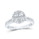 14kt White Gold Dazzling Diamond Cluster Ring - A Captivating Statement Piece by Splendid Jewellery - Splendid Jewellery