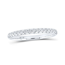 Load image into Gallery viewer, 14kt White Gold Diamond Elegance Band - Splendid Jewellery