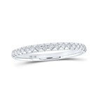 14kt White Gold Diamond Elegance Band - Splendid Jewellery