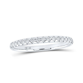 14kt White Gold Diamond Elegance Band - Splendid Jewellery