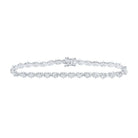 14kt White Gold Diamond Elegance Fashion Bracelet - 2 - 5/8 Cttw - Splendid Jewellery