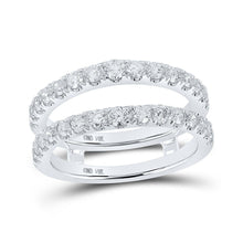 Load image into Gallery viewer, 14kt White Gold Diamond Embrace Wedding Band - Splendid Jewellery