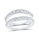 14kt White Gold Diamond Embrace Wedding Band Enhancer - Splendid Jewellery