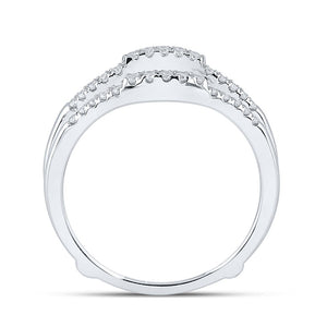 14kt White Gold Diamond Eternity Enhancer Wedding Band - Splendid Jewellery