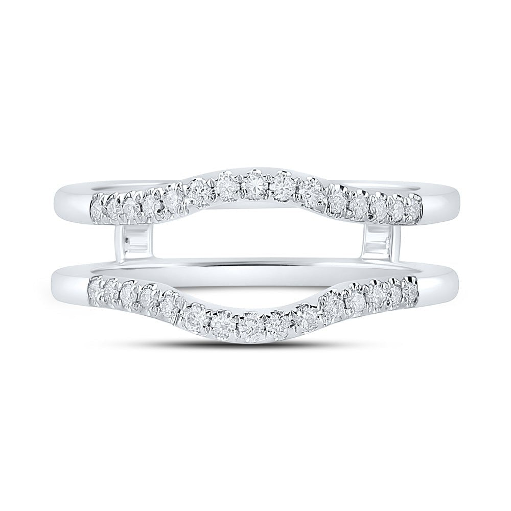 14kt White Gold Diamond Eternity Enhancer Wedding Band - Splendid Jewellery