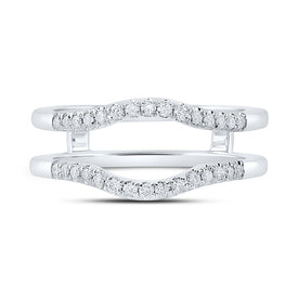 14kt White Gold Diamond Eternity Enhancer Wedding Band - Splendid Jewellery