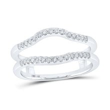 Load image into Gallery viewer, 14kt White Gold Diamond Eternity Enhancer Wedding Band - Splendid Jewellery