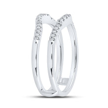 Load image into Gallery viewer, 14kt White Gold Diamond Eternity Enhancer Wedding Band - Second Side View