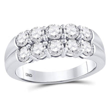 Load image into Gallery viewer, 14kt White Gold Diamond Eternity Sparkle Band - Splendid Jewellery