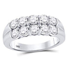 14kt White Gold Diamond Eternity Sparkle Band - Splendid Jewellery