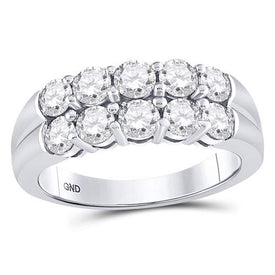 14kt White Gold Diamond Eternity Sparkle Band - Splendid Jewellery