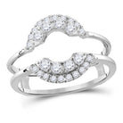 14kt White Gold Diamond Solitaire Enhancer Wedding Band - A Touch of Elegance and Brilliance - Splendid Jewellery
