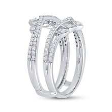 Load image into Gallery viewer, 14kt White Gold Diamond Wedding Ring Enhancer - A Touch of Brilliance - Splendid Jewellery