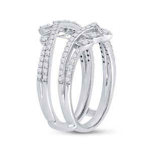 14kt White Gold Diamond Wedding Ring Enhancer - A Touch of Brilliance - Splendid Jewellery