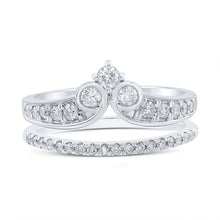 Load image into Gallery viewer, 14kt White Gold Diamond Wrap Enhancer Wedding Band - Radiant Elegance - Splendid Jewellery