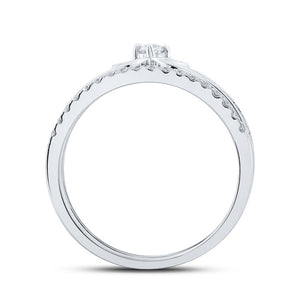 14kt White Gold Diamond Wrap Enhancer Wedding Band - Radiant Elegance - Splendid Jewellery