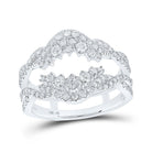 14kt White Gold Diamond Wrap Enhancer Wedding Band - Timeless Elegance for Brides - Splendid Jewellery