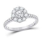 14kt White Gold Eternal Love Diamond Solitaire Bridal Wedding Engagement Ring - Splendid Jewellery