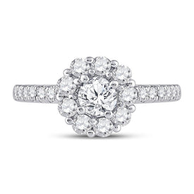 14kt White Gold Eternal Love Diamond Solitaire Bridal Wedding Engagement Ring - Splendid Jewellery