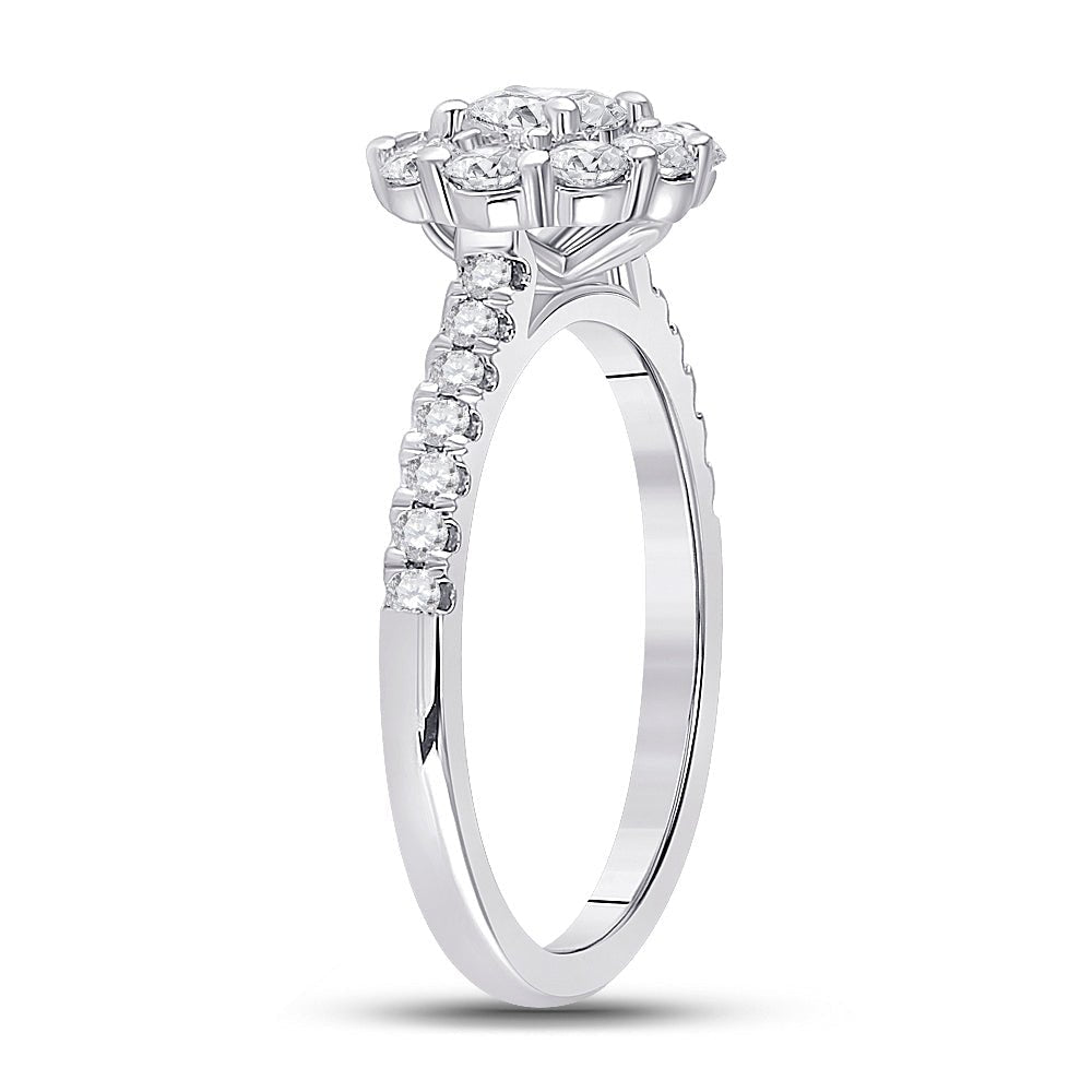 14kt White Gold Eternal Love Diamond Solitaire Bridal Wedding Engagement Ring - Splendid Jewellery