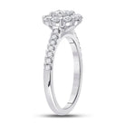 14kt White Gold Eternal Love Diamond Solitaire Bridal Wedding Engagement Ring - Splendid Jewellery